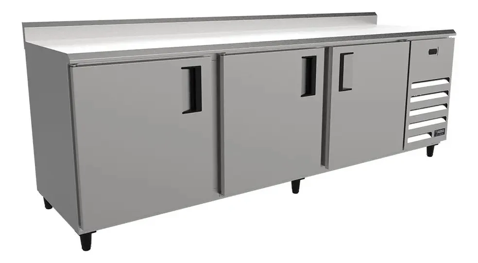 Balcão De Encosto Refrigerado Venâncio 2,5m Vcfrh25