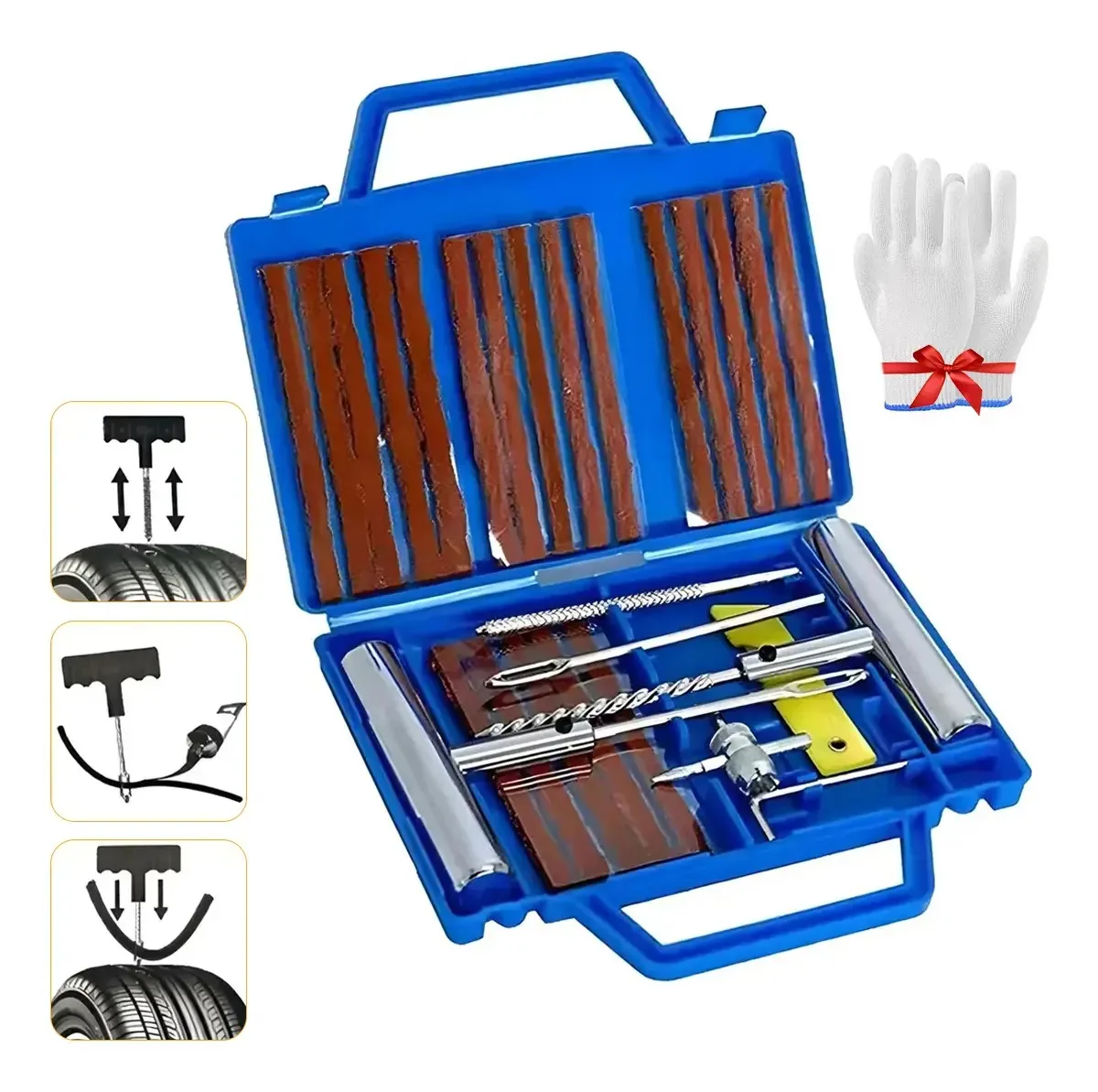 Kit de reparo de pneus de motocicletas KVHB 28u