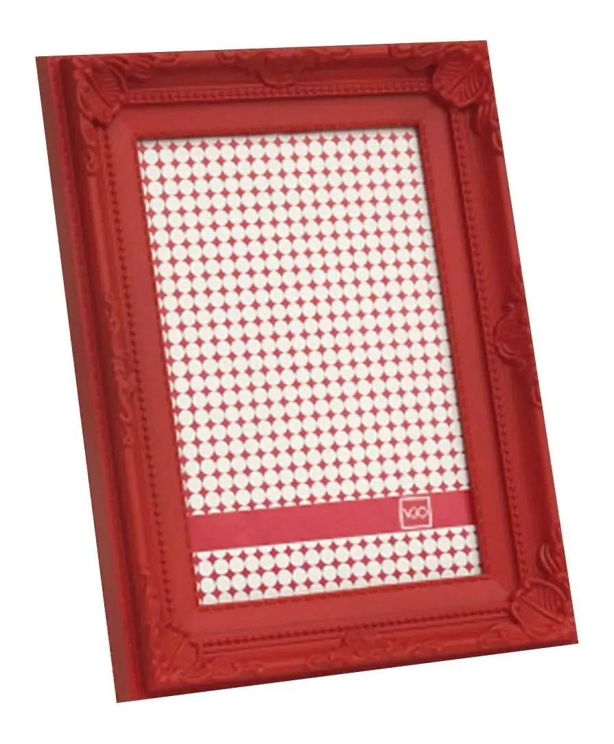 Porta-retratos vintage antigo 15x21 Idyl Vertigo Red Wood