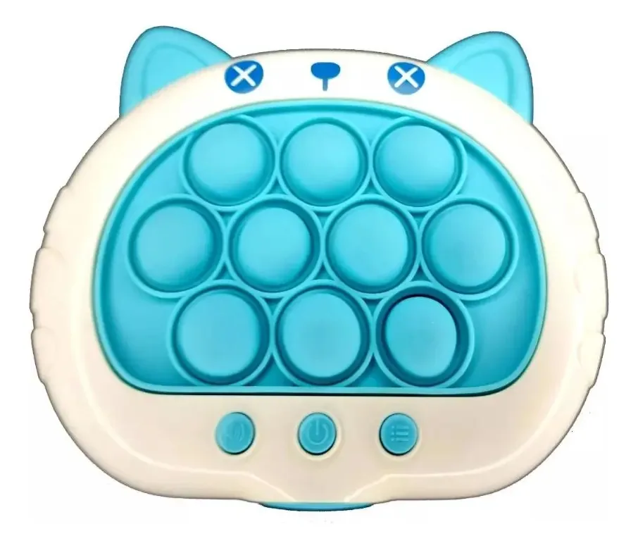 Bateria eletrônica Pop It Electronic Pop-it Sensorial Toy Cat Color