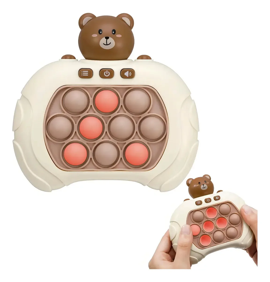Pop-it Mini Gamer Brinquedo Anti Stress Popit Eletrônico Som