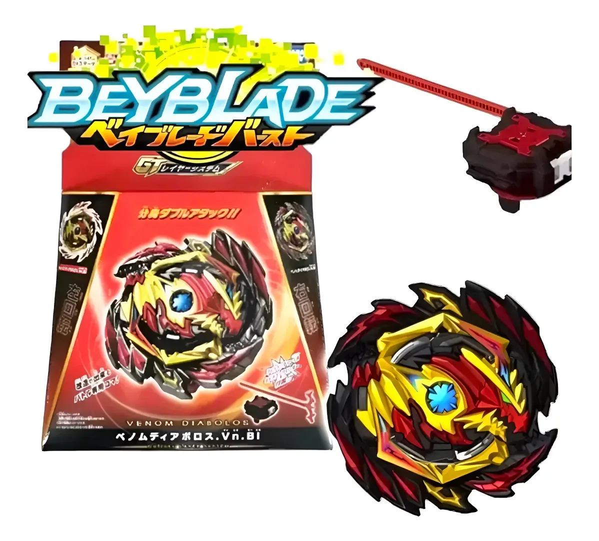 Beyblade Gt Burst Venom Diabolos B-145 Bordeaux