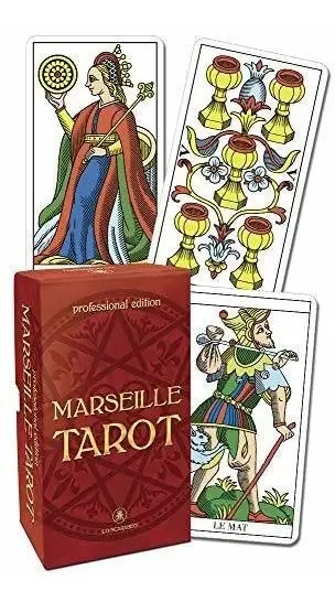 Cartas de tarô da edição profissional de Marselha