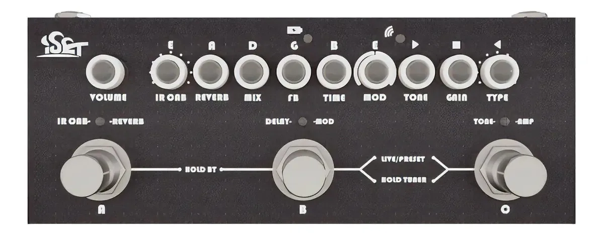 Pedal Multiefeitos De Guitarra Cube-baby Preto