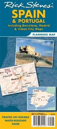 Mapa de Planejamento de Rick Steves para Espanha e Portugal: Incluindo mapas das cidades de Barcelona, Madrid e Lisboa.