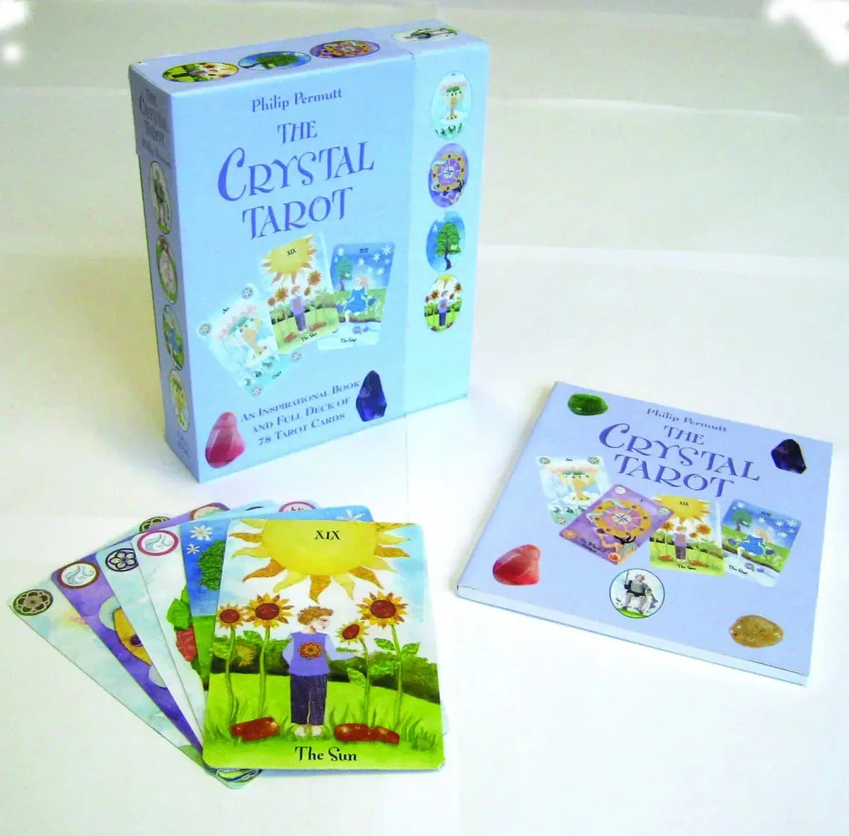 O Tarot De Cristal: Um Livro Inspirador E Baralho Completo De 78 Cartas Do Tarot