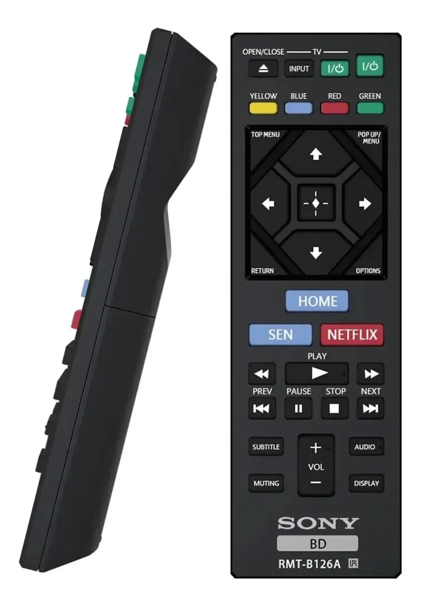 Controlador de DVD Sony RMT-B126A Blu Ray BDP