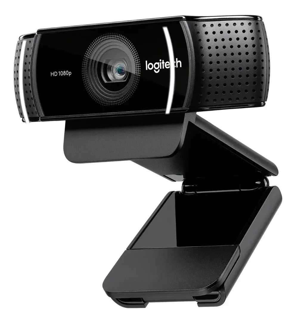 Câmera web Logitech WC922 Full HD cor preto
