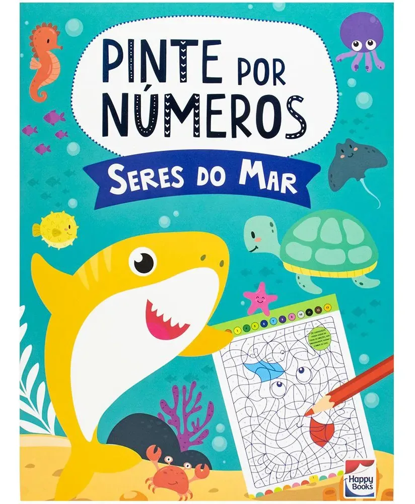 Pinte Por Números: Seres Do Mar