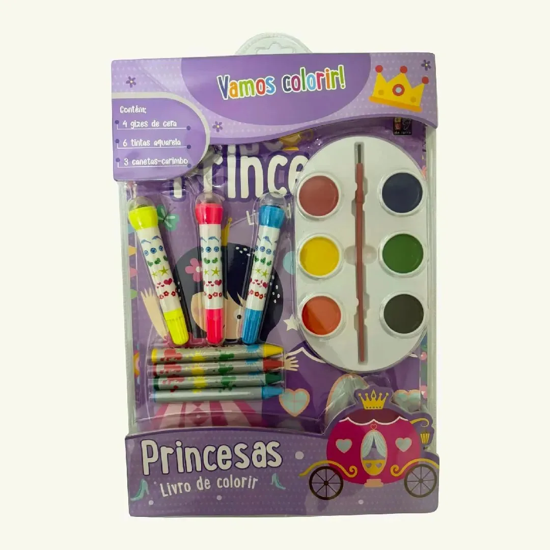 Vamos Colorir Princesas Pe Da Letra