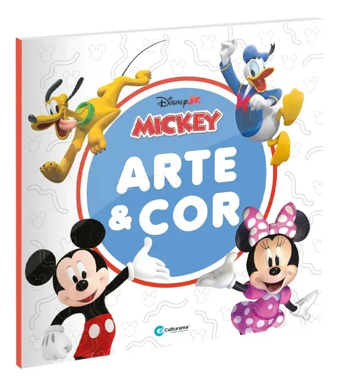 Livro Arte Cor Mickey E Minnie 20520225 Culturama