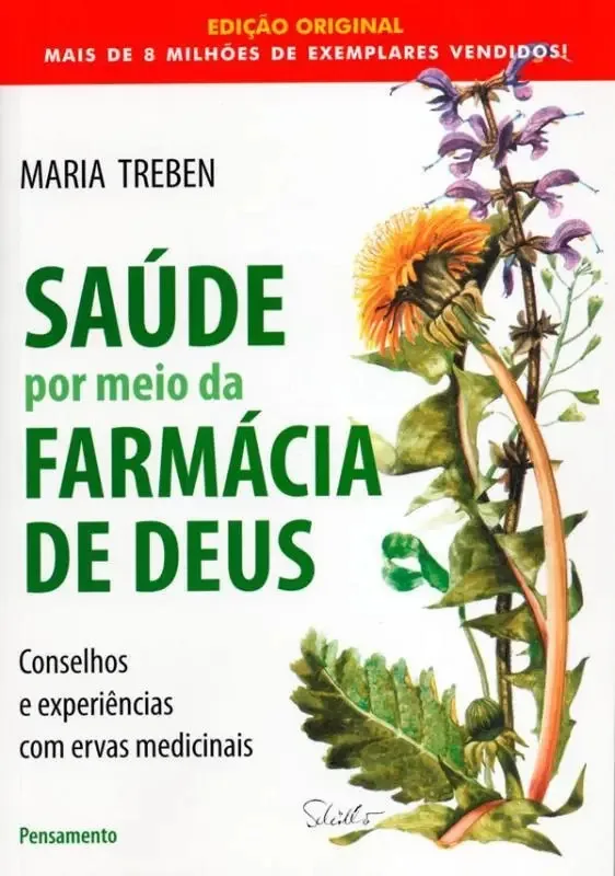 Health Through God`s Pharmacy Portuguese Edition 177pages Book By Maria Treben
