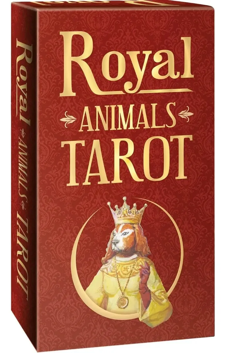 Livro de cartas Tarot Royal Animals78 The Scrabble - Muire Fit