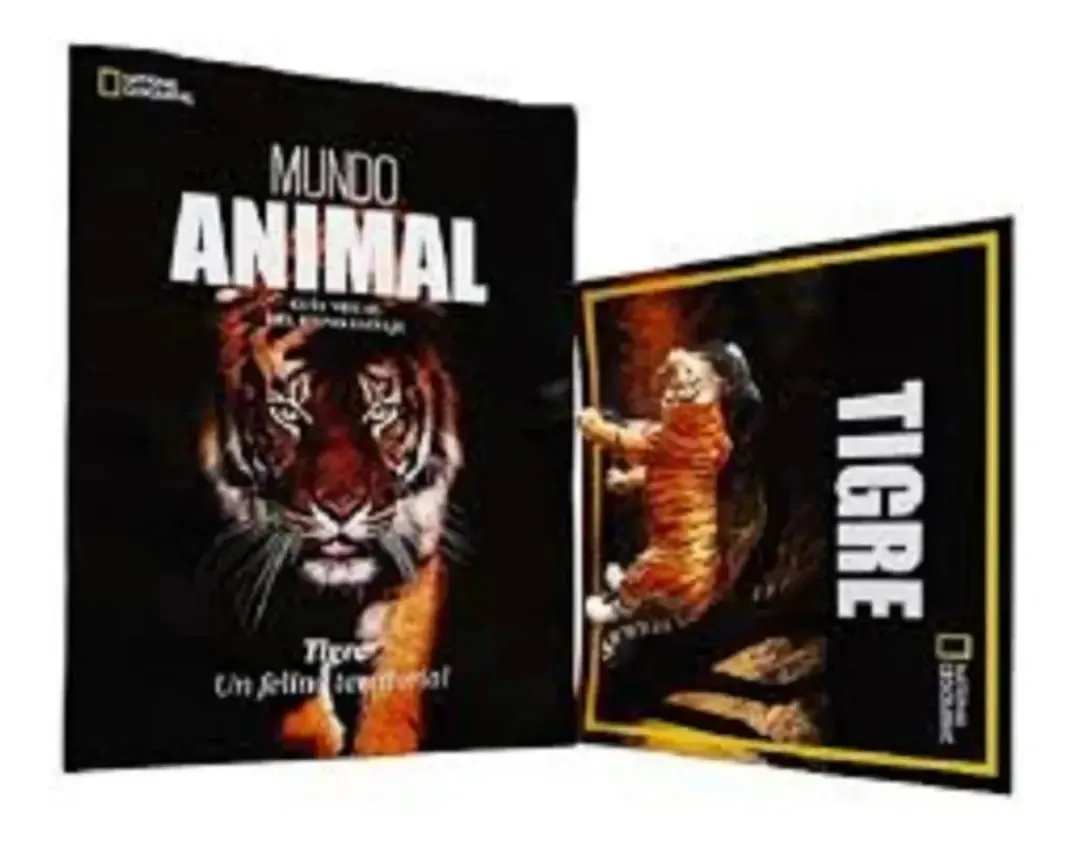 National Geographic Animal World + Figura de tigre