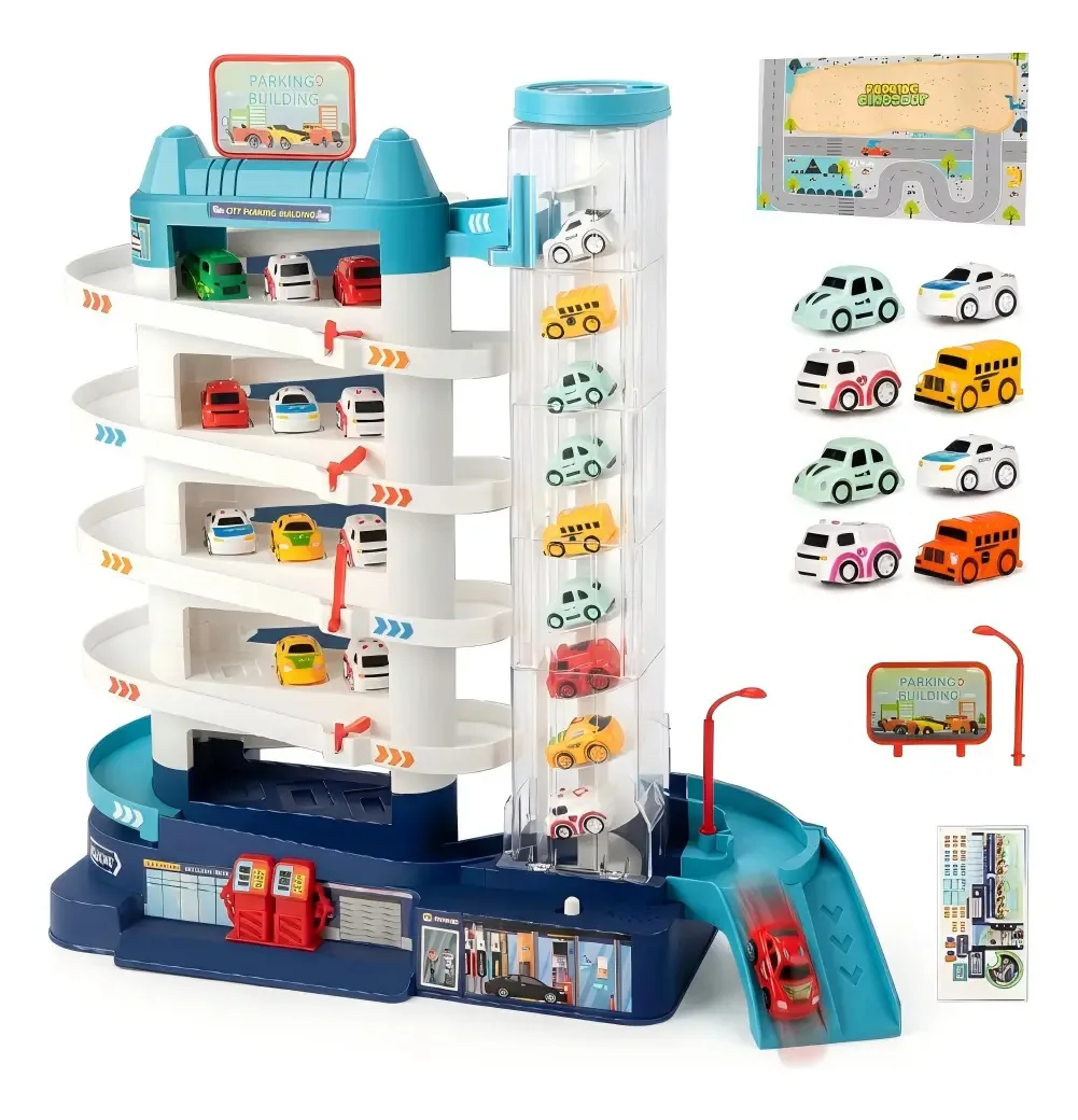 Pista de carro de brinquedo elétrico para crianças