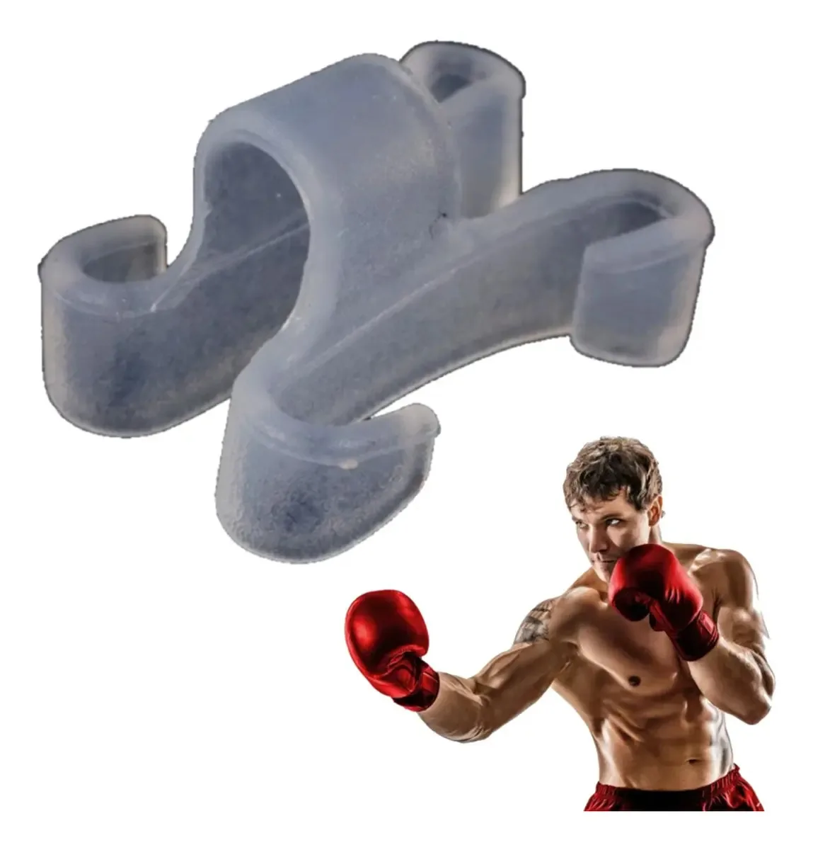 O expansor nasal de silicone Boxing melhora o desempenho de oxigenação, cor transparente