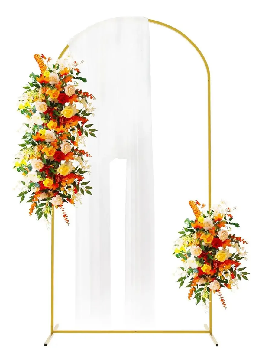 Arcos para balões de metal, telas decorativas desmontáveis 2x1m