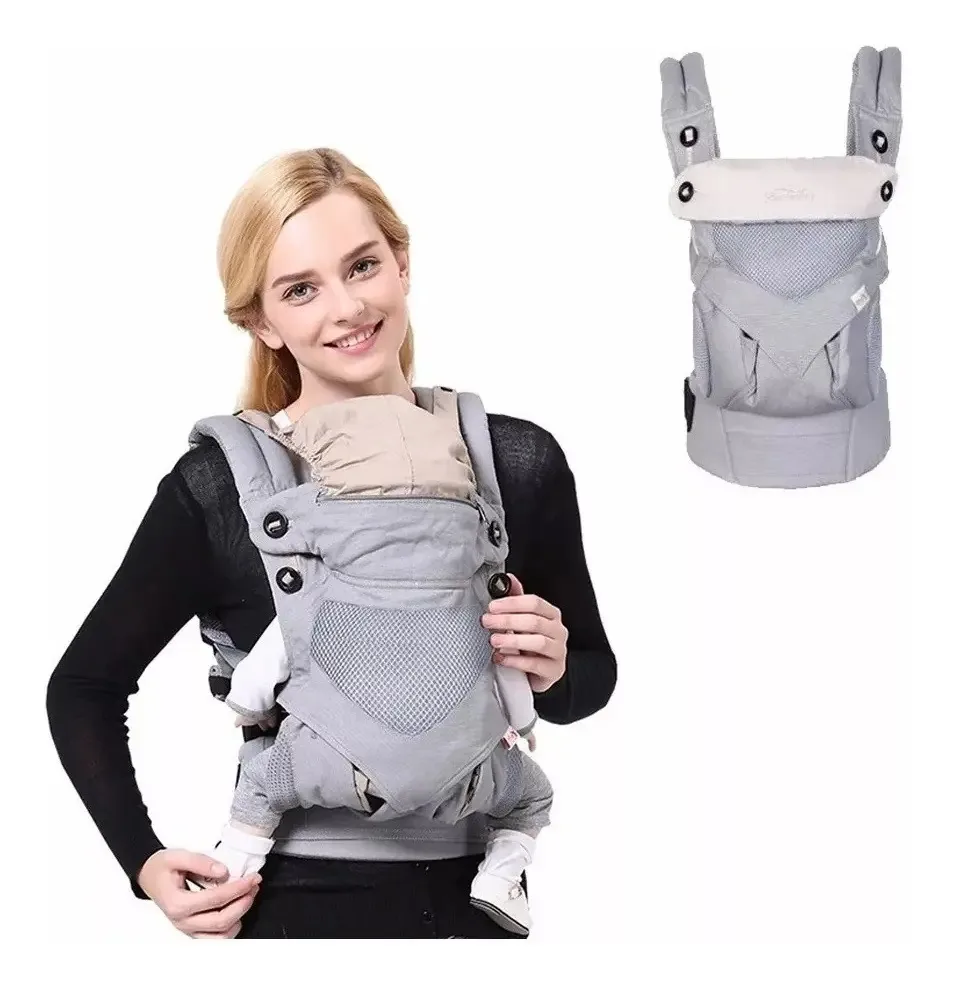 Alças ergonômicas para bebês/Cangurus ergonômicos em cor creme