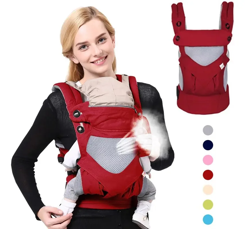 Alças ergonômicas para bebês/cangurus ergonômicos Cor: vermelho