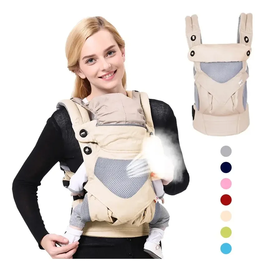 Alças ergonômicas para bebês/Cangurus ergonômicos em cor esbranquiçada