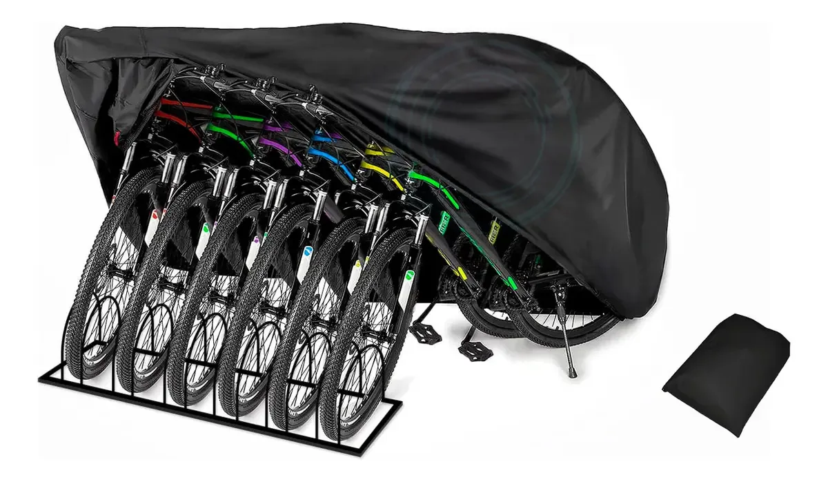 Capa impermeável para 5 bicicletas R26 R27 R28 R29 sem logotipo 5 bicicletas