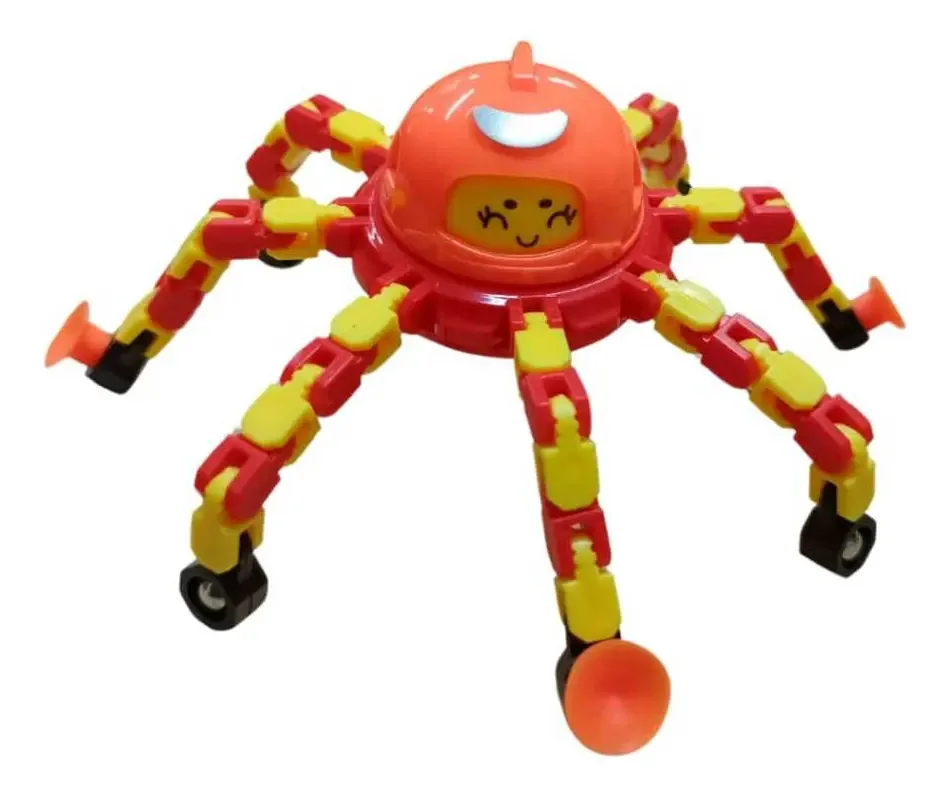Kit 03 Hand Spinner Brinquedo Aliviar A Criar Pop Cor Laranja