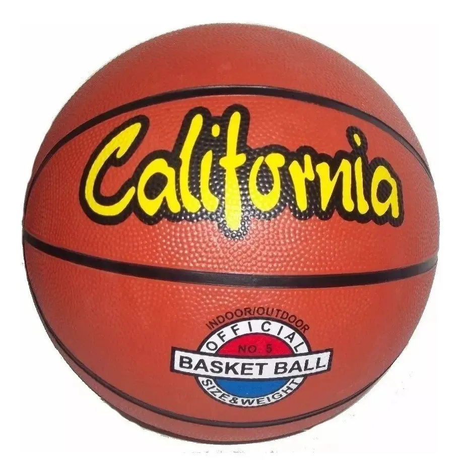Bola de basquete laranja nº 5 da Califórnia