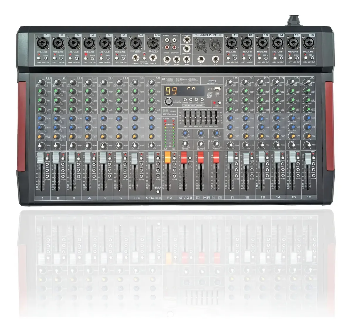 Mesa De Som Interface 16 Canais Arcano Am-daimo-16 Sj