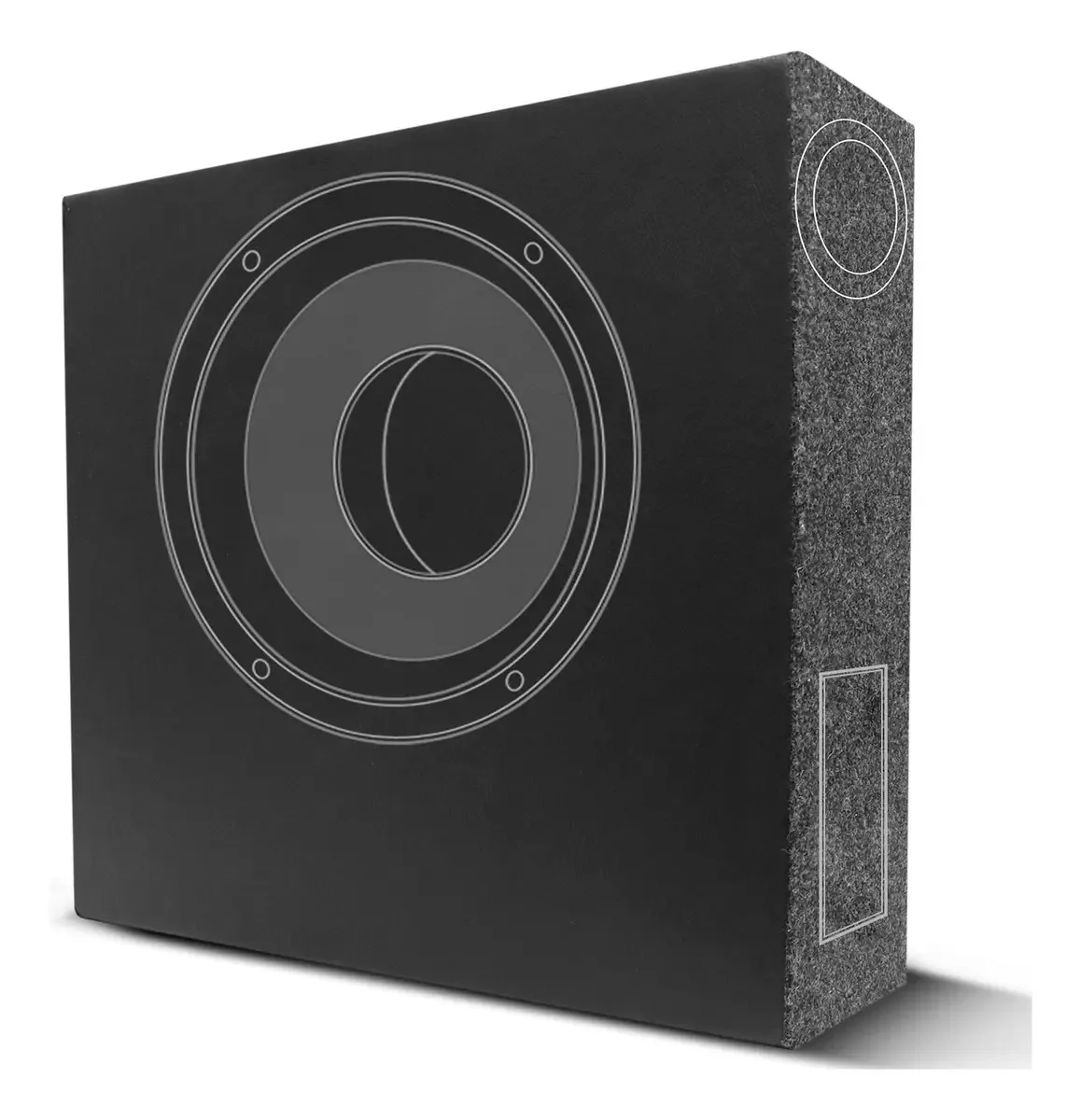 Caixa Shutt 12 Slim Encaixe Placa Amplif