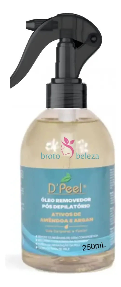 Oleo Removedor De Amendoas Pós Depilatório Dpeel 250ml