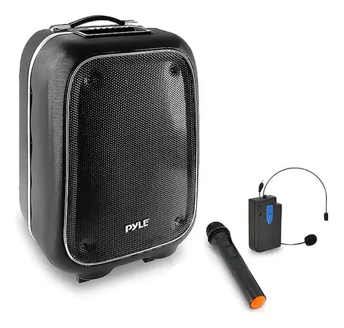 Alto-falante e microfone portáteis Pyle AZPWMA825BT