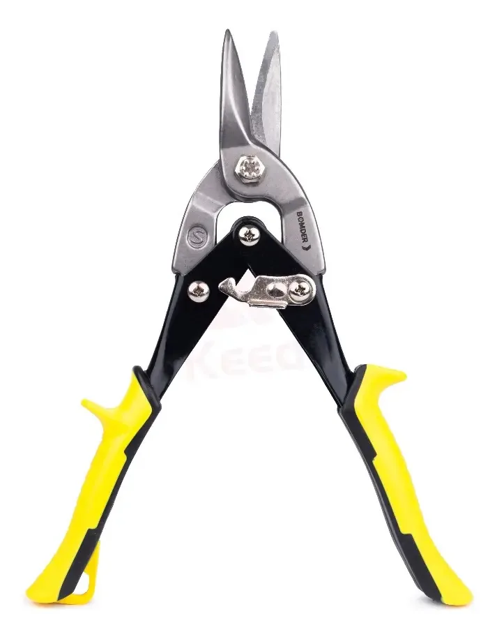 Tesoura P/ Chapa Metal Aço Aviação Corte Reto 10 Polegadas