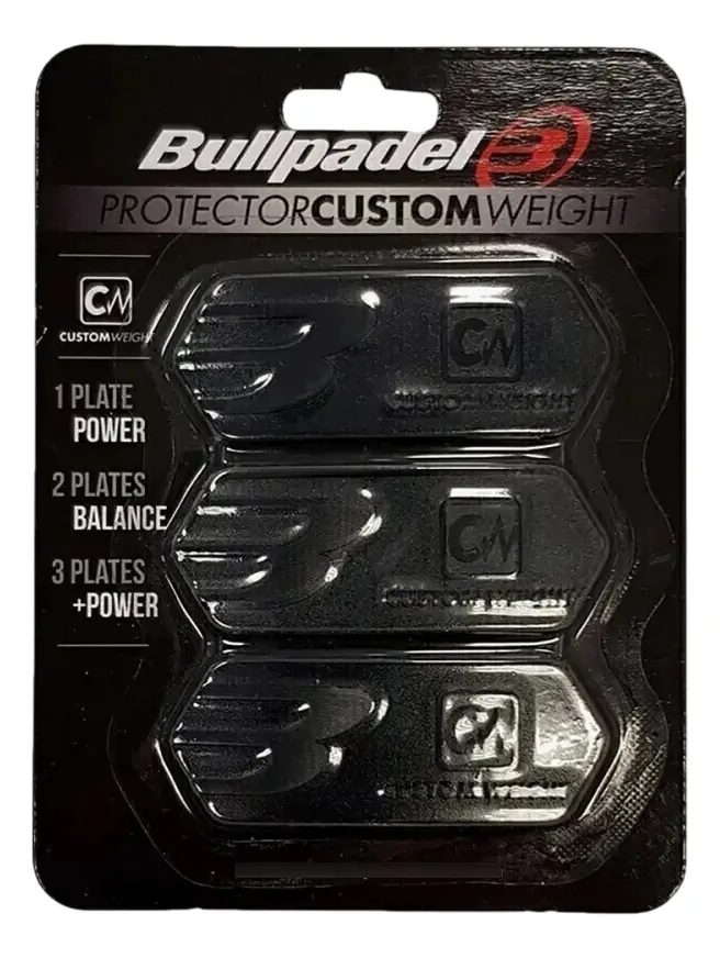 Alça de elastômero preta Bullpadel CUSTOM WEIGHT
