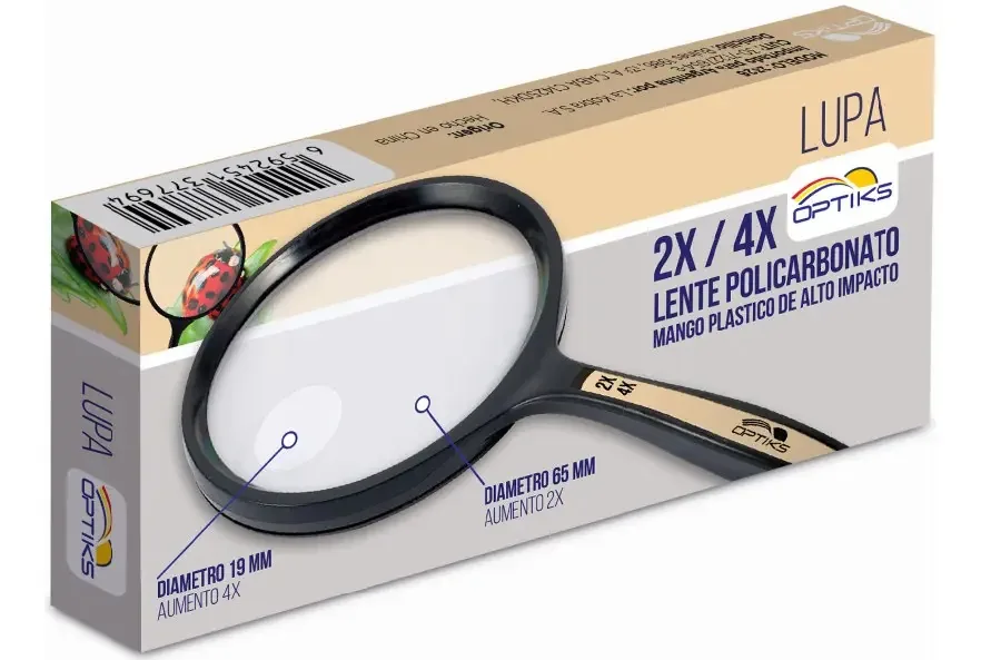 Lupa Lupa Lupa 5x Lupa portátil Optiks Explorer