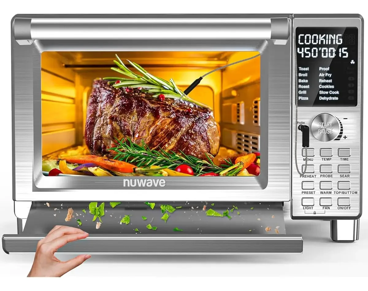 Torradeira e fritadeira com convecção rápida