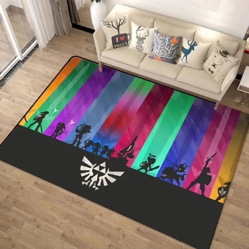 Tapete Anime The Legend Of Zelda Tapete De Desenhos Animados Personalidade Tapete Anime Tapete Sala De Estar Quarto Tapete De 80x120cm,a,120x160cm