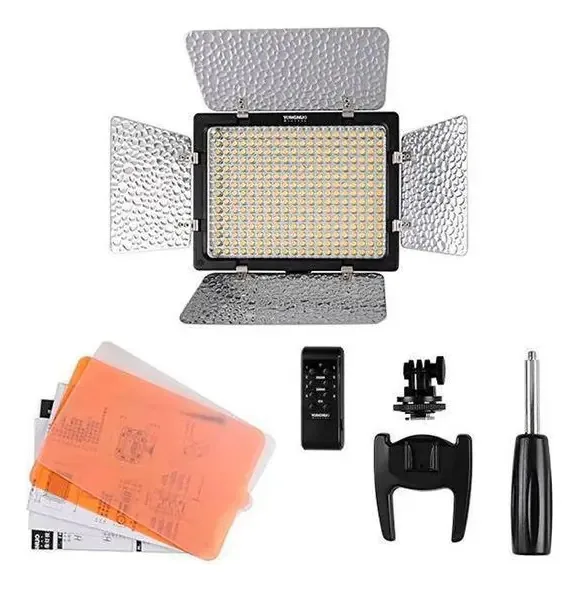 Kit Estúdio Tripe E Iluminador Led Yn300 Ii Com