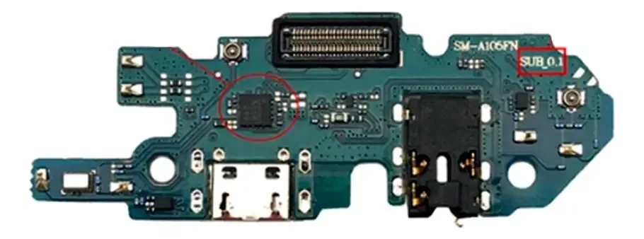 Placa De Conector De Carga Para Celular Conector De Carga A105fn