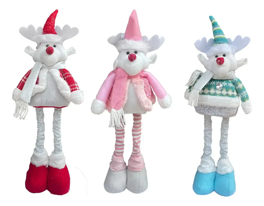 Pacote X2: macacões de Natal de pernas compridas, cor Reindeer B