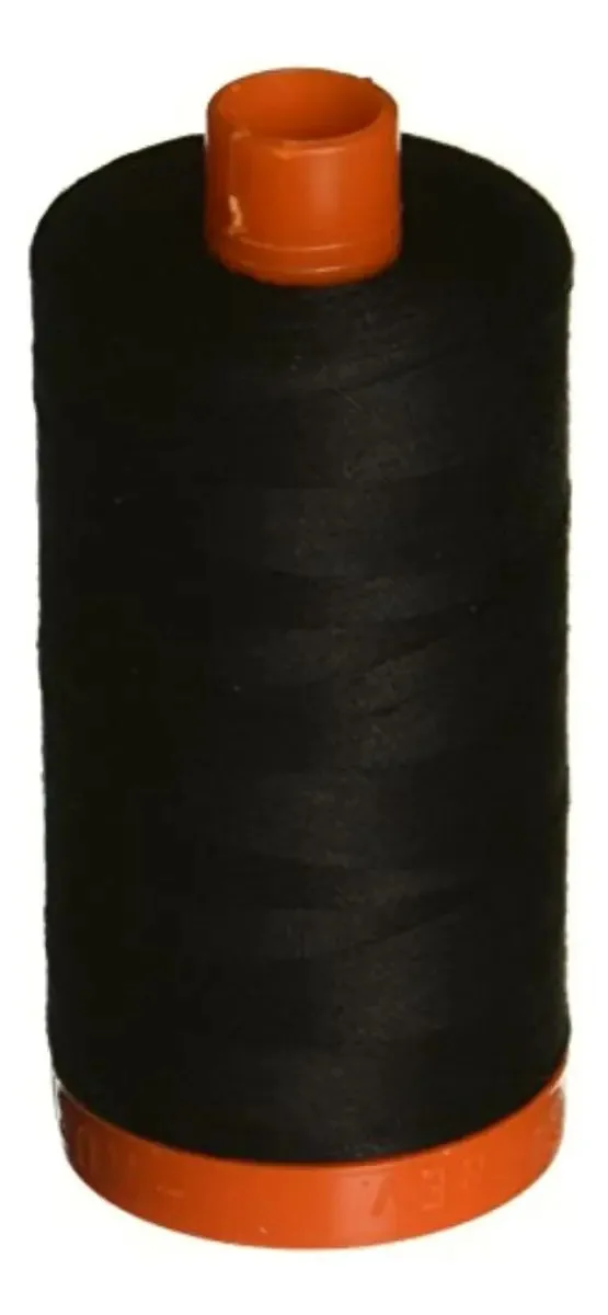 Linha Aurifil 155215 em cone cor preto