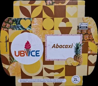 Sorvete sabor abacaxi