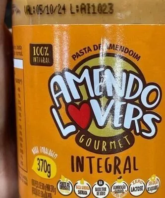 Pasta De Amendoim Integral Zero Lactose Amendo Lovers Gourmet Pote 370g