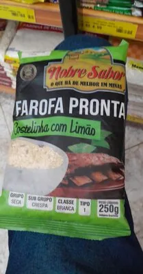 Farofa Nobre Sabor Pronta Costelinha C/ Limao 250g