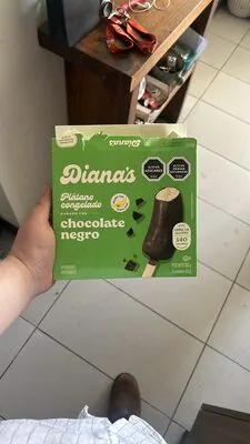 Plátano congelado chocolate negro