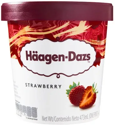 Sorvete Morango Häagen Dazs Pote 473ml