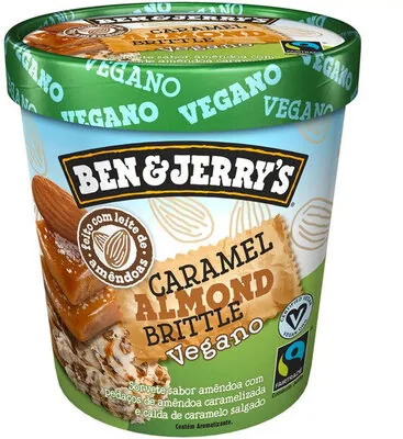 Sorvete Vegano Caramel Almond Brittle Ben Jerrys Pote 458ml