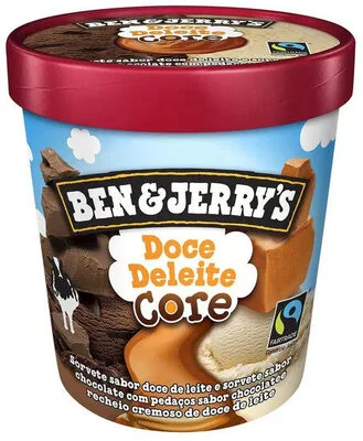 Sorvete Doce De Leite E Chocolate Recheio Doce De Leite Ben Jerrys Core Pote 458ml