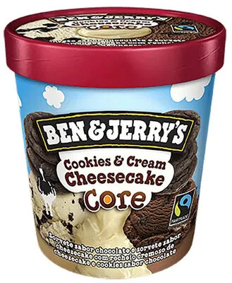 Sorvete Cookies Cream Cheesecake Ben Jerrys Core Pote 458ml