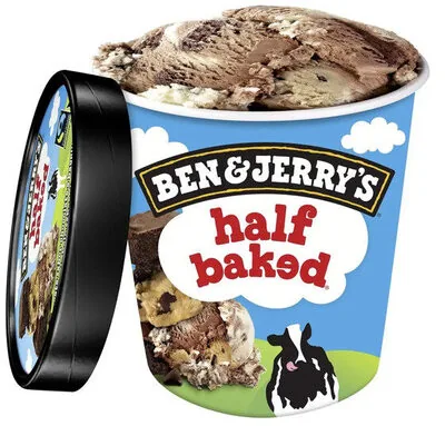 Sorvete Half Baked Ben Jerrys Pote 458ml