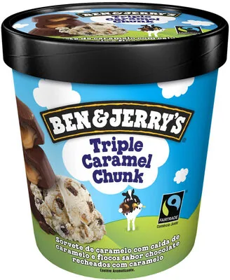 Sorvete Triple Caramel Chunk Ben Jerrys Pote 458ml